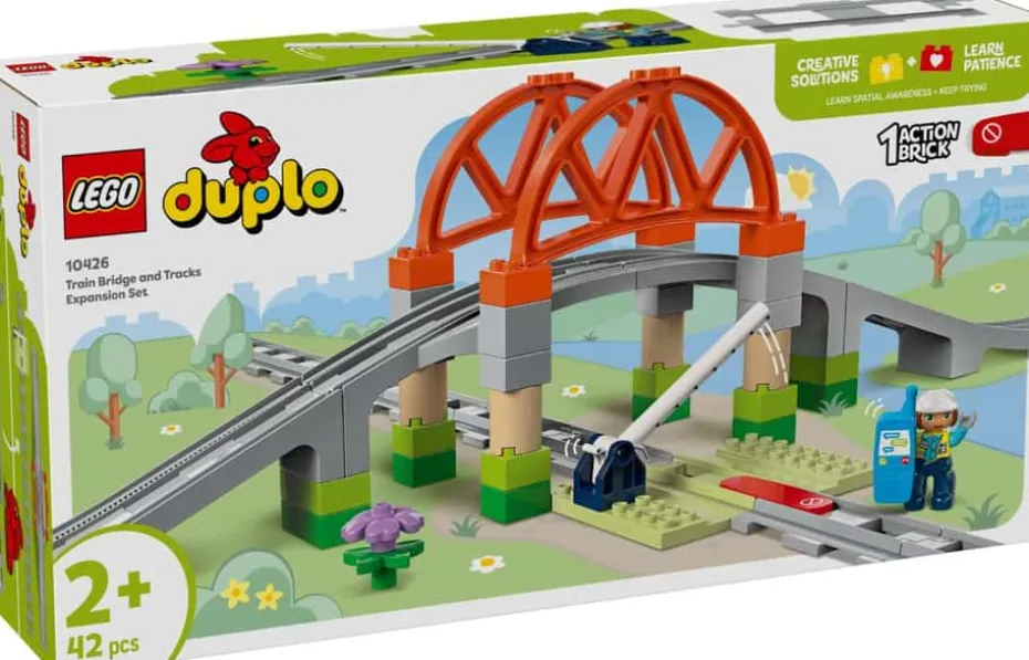 LEGO® DUPLO® Town Utvidelsessett med togbro og skinner 10426