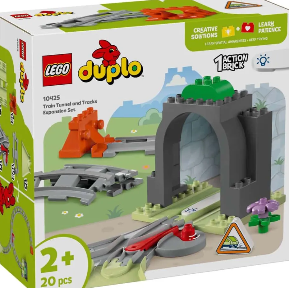 LEGO® DUPLO® Town Utvidelsessett med togtunnel og skinner 10425