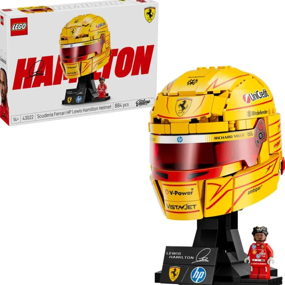 LEGO® Editions Formula 1 Scuderia Ferrari HP Lewis Hamilton hjelm 43022
