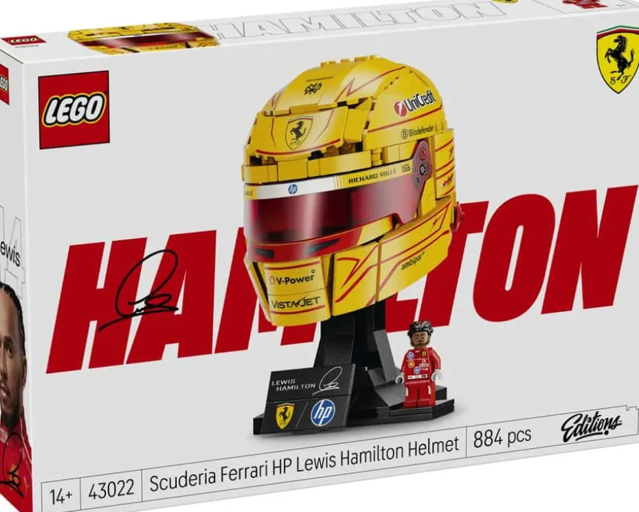 LEGO® Editions Formula 1 Scuderia Ferrari HP Lewis Hamilton hjelm 43022