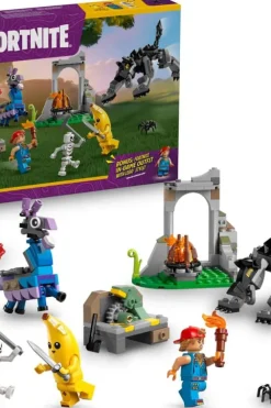 LEGO® Fortnite® Peely og Sparkplug slår leir på sletten 77075