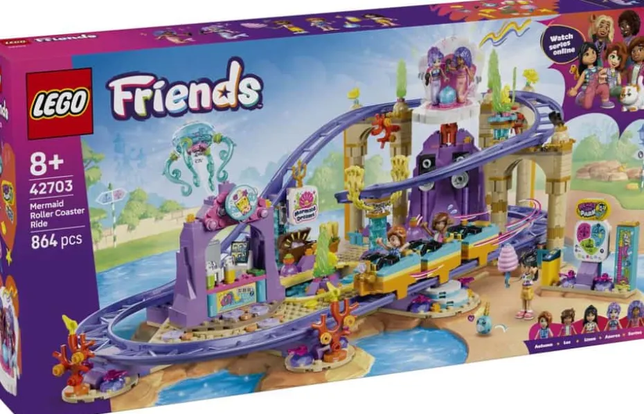 LEGO® Friends Berg-og-dal-bane med havfruetema 42703