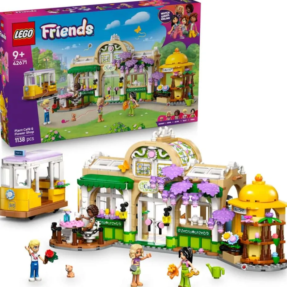 LEGO® Friends Kafé med blomsterbutikk 42671