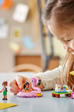 LEGO® Friends Poolparty med enhjørning og flamingo 42658