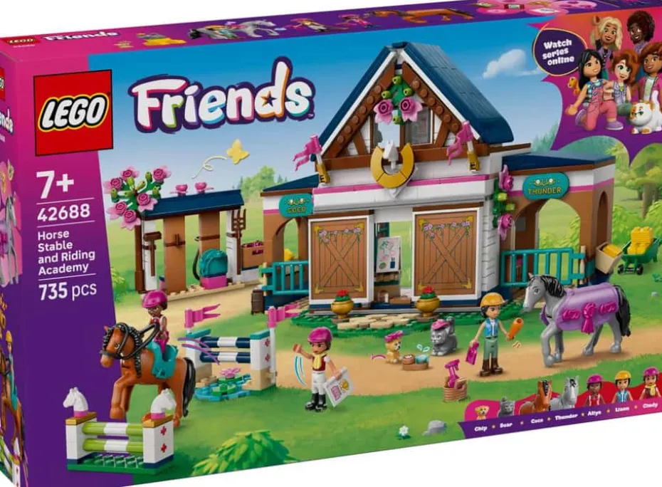 LEGO® Friends Rideskole med stall 42688