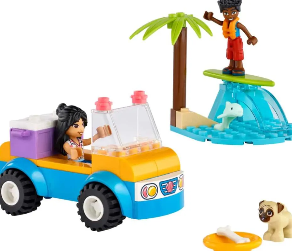 LEGO® Friends Strandmoro med buggy 41725