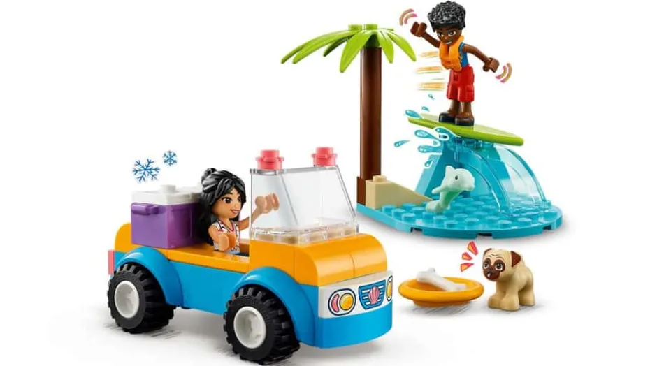 LEGO® Friends Strandmoro med buggy 41725