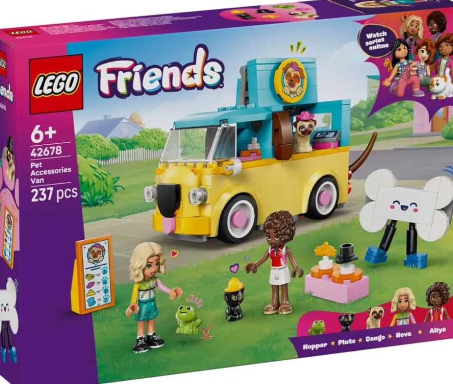 LEGO® Friends Varebil med dyretilbehør 42678