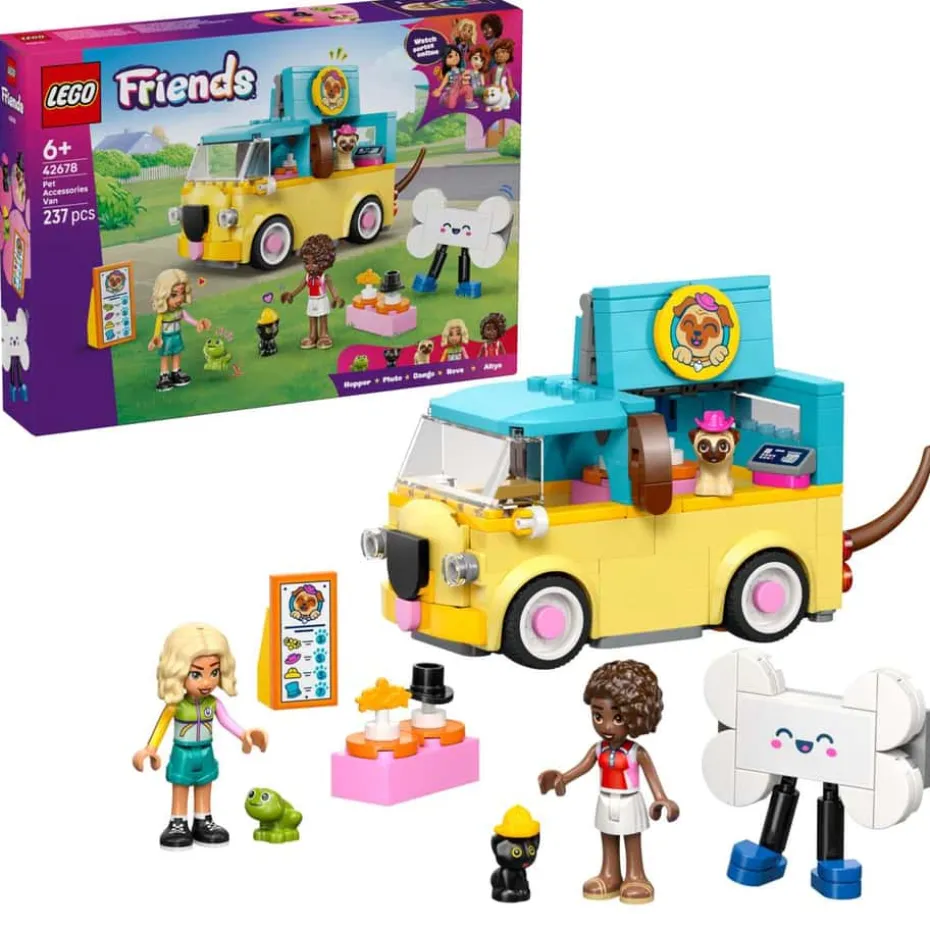 LEGO® Friends Varebil med dyretilbehør 42678