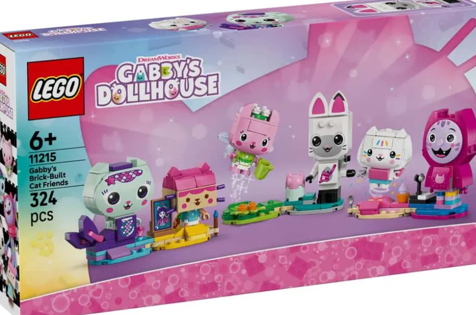 LEGO® Gabbys dukkehus Gabbys klossebygde kattevenner 11215