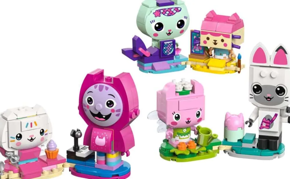 LEGO® Gabbys dukkehus Gabbys klossebygde kattevenner 11215