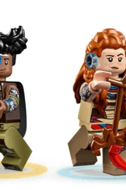 LEGO® Horizon Adventures™ Aloy og Varl mot skallvandrer og sagtann 77037