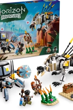 LEGO® Horizon Adventures™ Aloy og Varl mot skallvandrer og sagtann 77037
