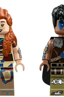 LEGO® Horizon Adventures™ Aloy og Varl mot skallvandrer og sagtann 77037