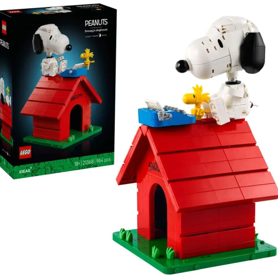 LEGO® Ideas Knøttene: Snoopys hundehus 21368