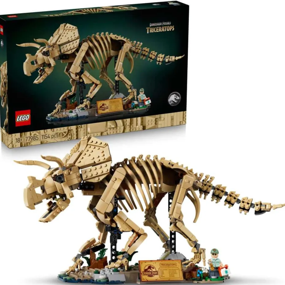 LEGO® Jurassic World Dinosaurfossiler: Triceratops 77985