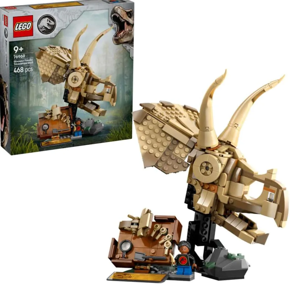 LEGO® Jurassic World Dinosaurfossiler: triceratops-hodeskalle 76969