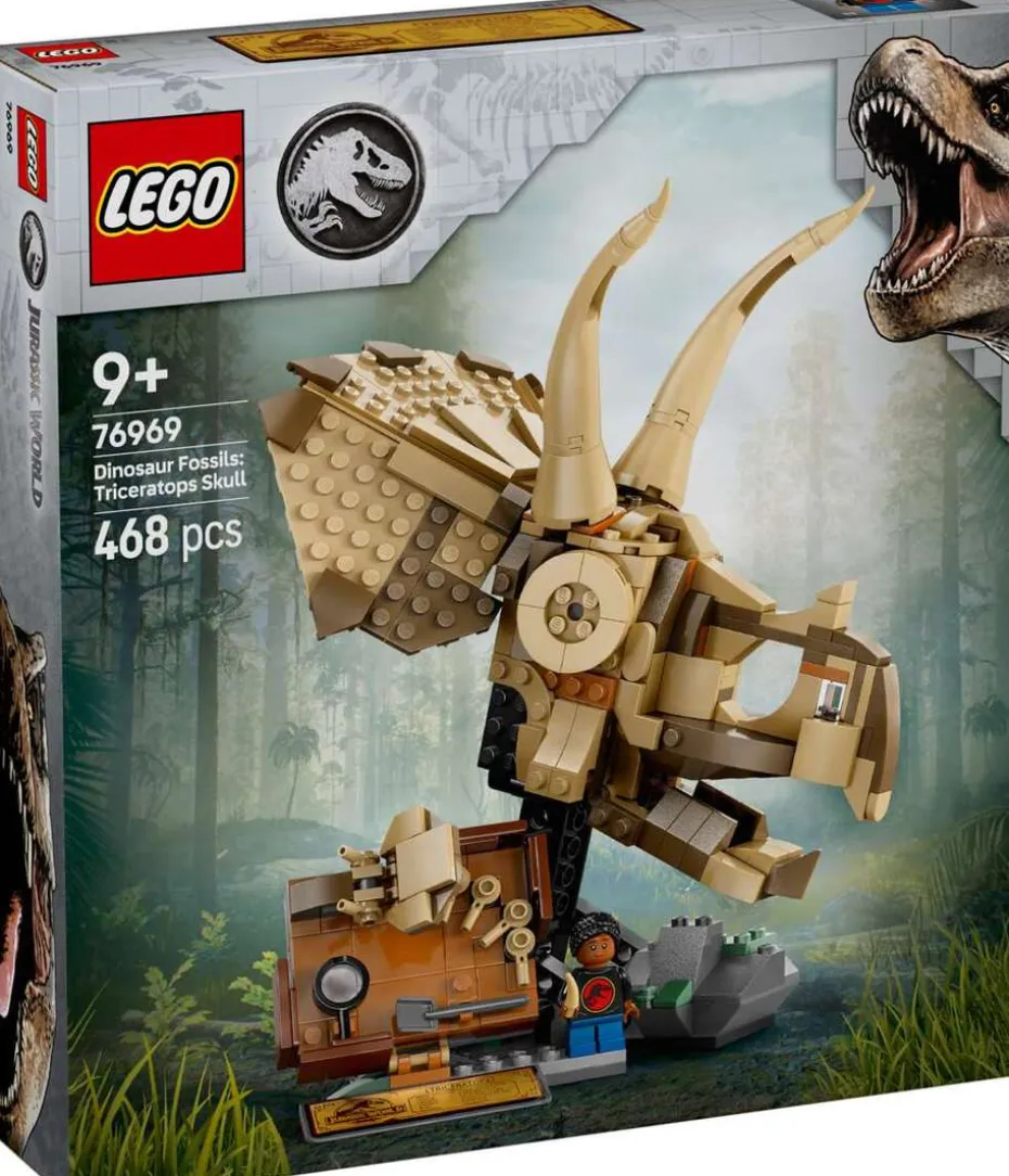 LEGO® Jurassic World Dinosaurfossiler: triceratops-hodeskalle 76969