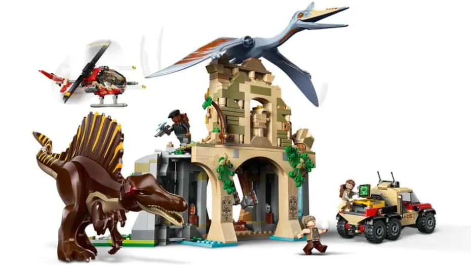LEGO® Jurassic World Helikopteroppdrag med spinosaurus og quetzalcoatlus 76976