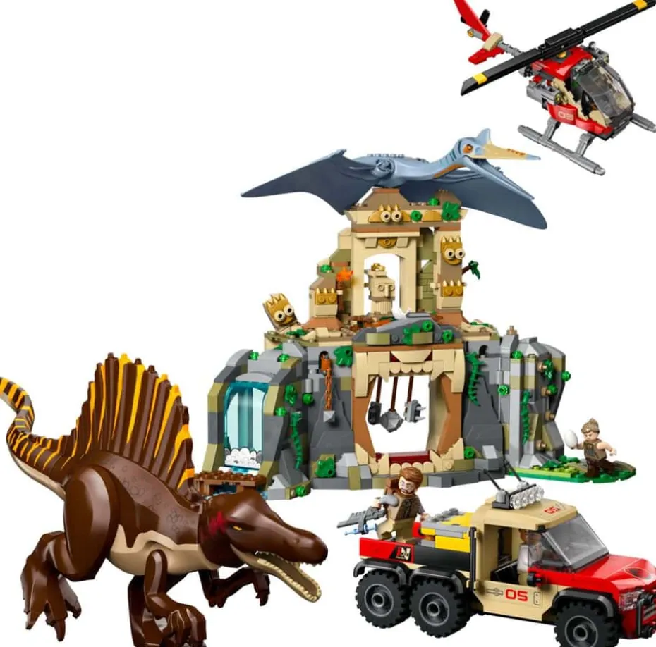 LEGO® Jurassic World Helikopteroppdrag med spinosaurus og quetzalcoatlus 76976