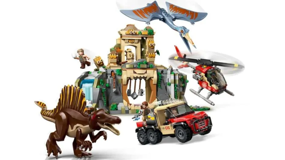LEGO® Jurassic World Helikopteroppdrag med spinosaurus og quetzalcoatlus 76976