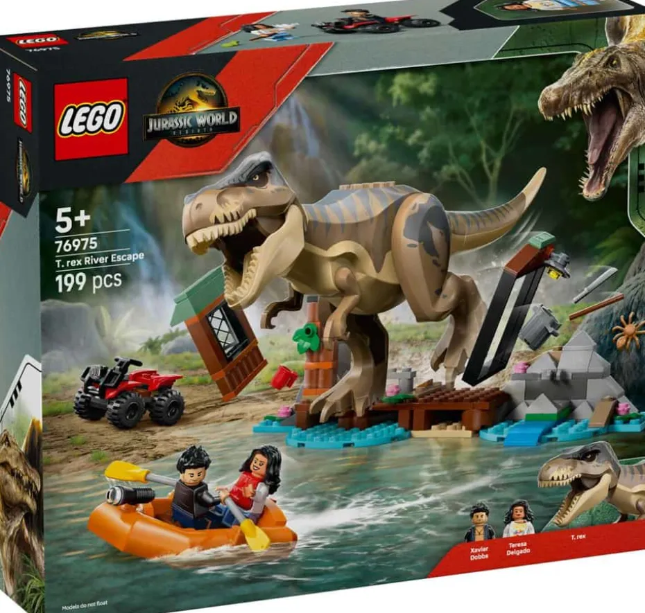 LEGO® Jurassic World På flukt fra t. rex 76975