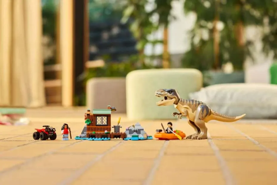 LEGO® Jurassic World På flukt fra t. rex 76975