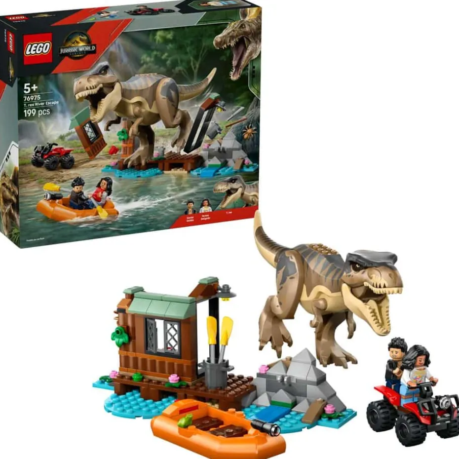 LEGO® Jurassic World På flukt fra t. rex 76975