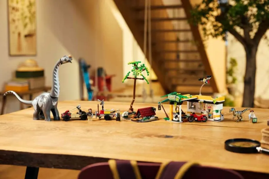 LEGO® Jurassic World På sporet av titanosaurus og raptor 76973