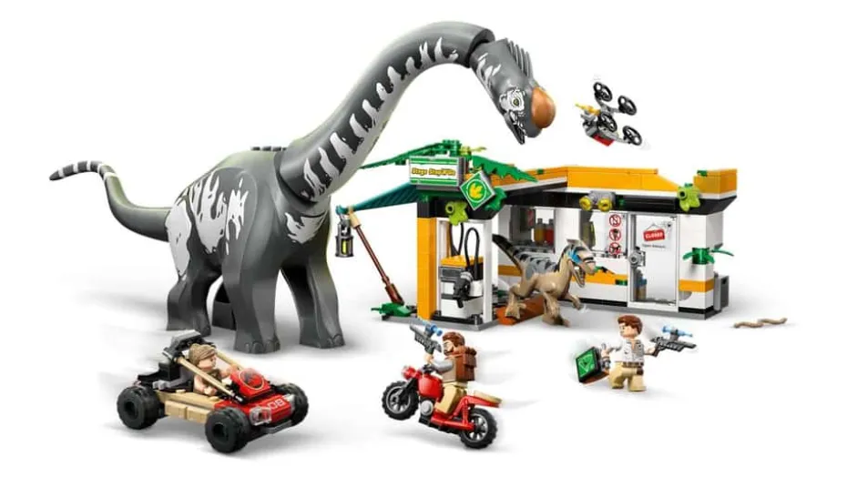 LEGO® Jurassic World På sporet av titanosaurus og raptor 76973