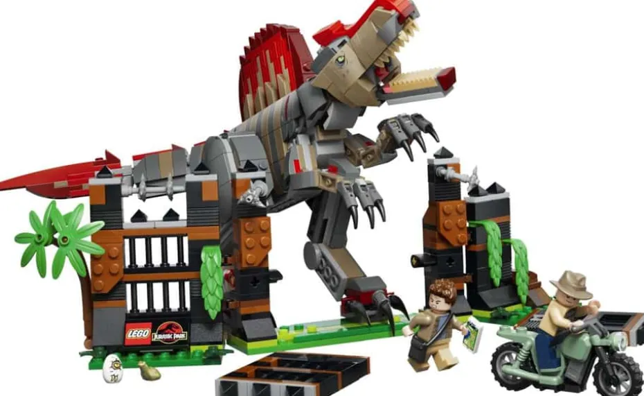 LEGO® Jurassic World Spinosaurus på flukt 77982