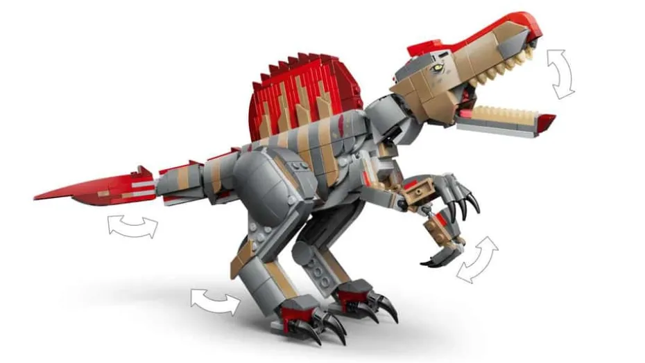 LEGO® Jurassic World Spinosaurus på flukt 77982