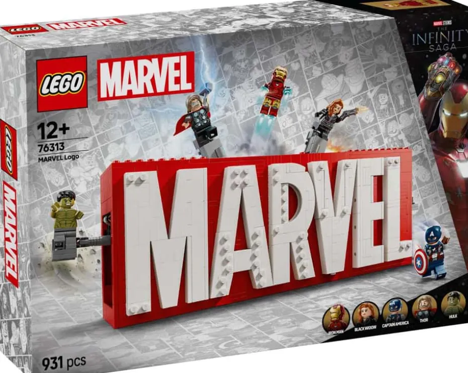LEGO® Marvel: MARVEL logo og minifigurer 76313