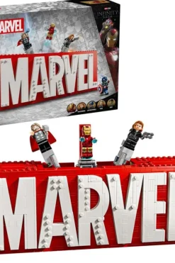 LEGO® Marvel: MARVEL logo og minifigurer 76313