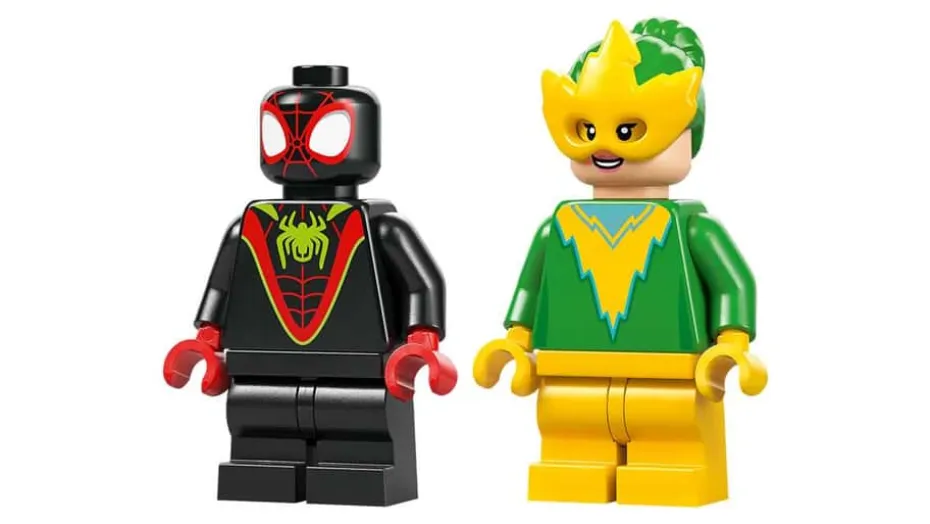 LEGO® Marvel Spidey og hans fantastiske venner Dinosaurkjøretøyjakt med Spin og Electro 11198