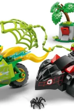 LEGO® Marvel Spidey og hans fantastiske venner Dinosaurkjøretøyjakt med Spin og Electro 11198