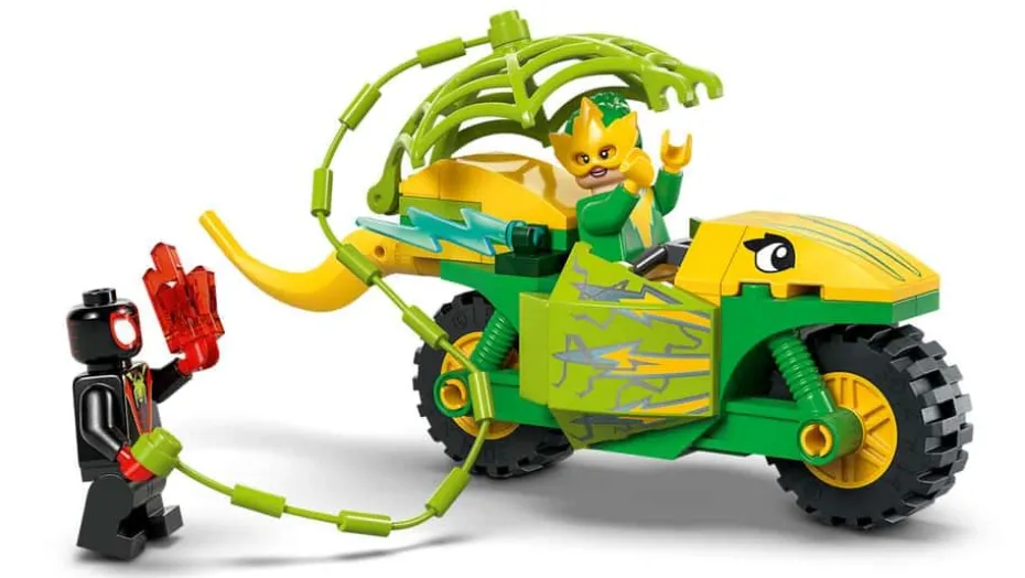 LEGO® Marvel Spidey og hans fantastiske venner Dinosaurkjøretøyjakt med Spin og Electro 11198