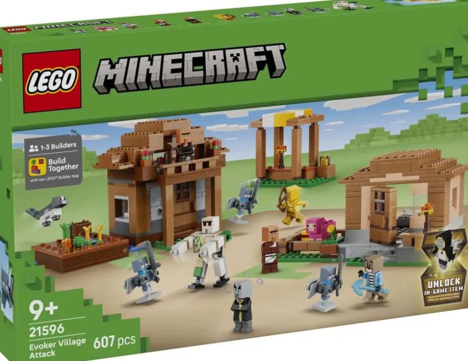 LEGO® Minecraft® Angrepet på åndemanerlandsbyen 21596