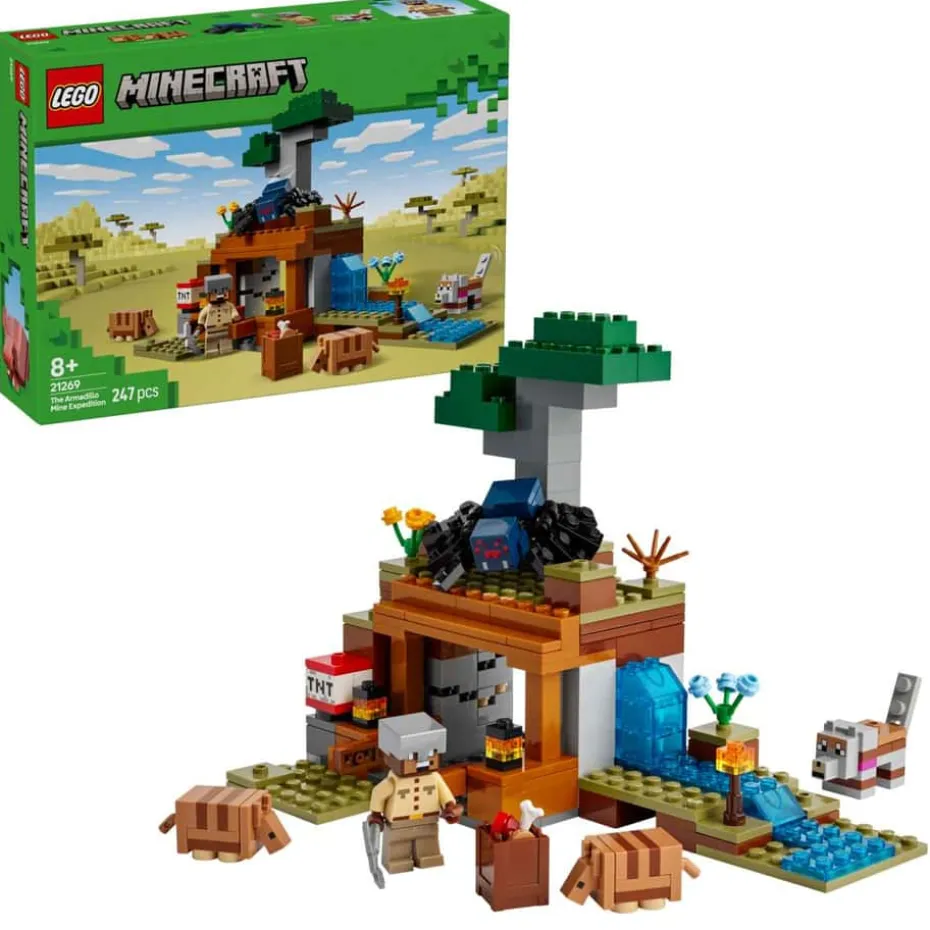LEGO® Minecraft® Ekspedisjon til beltedyrgruven 21269