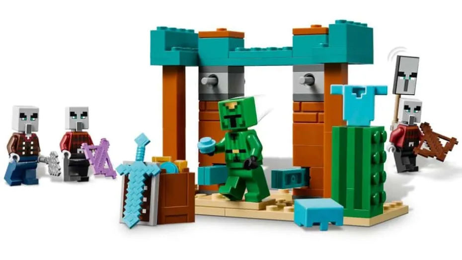 LEGO® Minecraft® Ondsbyboer-ørkenpatrulje 21267