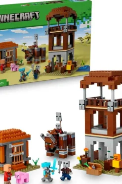 LEGO® Minecraft® Røvernes utpost og olmt beist 21278