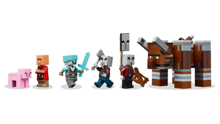 LEGO® Minecraft® Røvernes utpost og olmt beist 21278