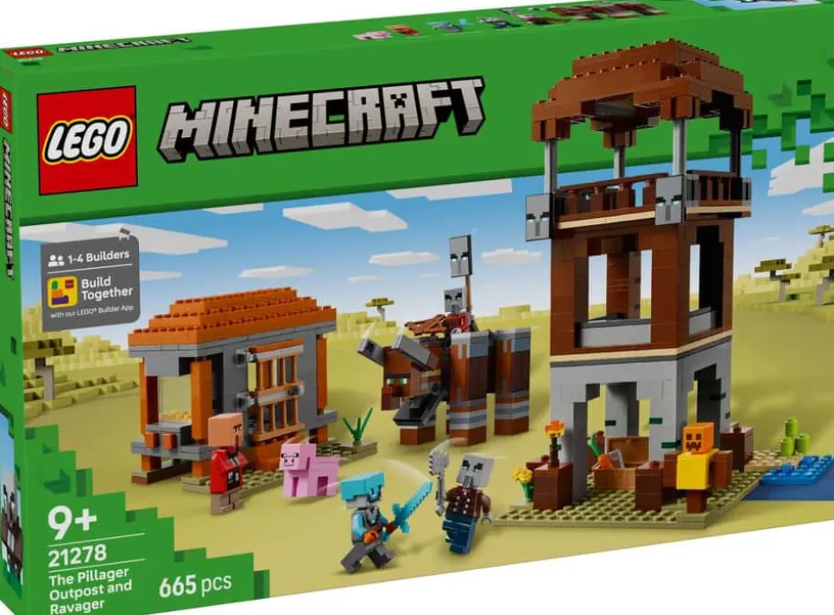 LEGO® Minecraft® Røvernes utpost og olmt beist 21278