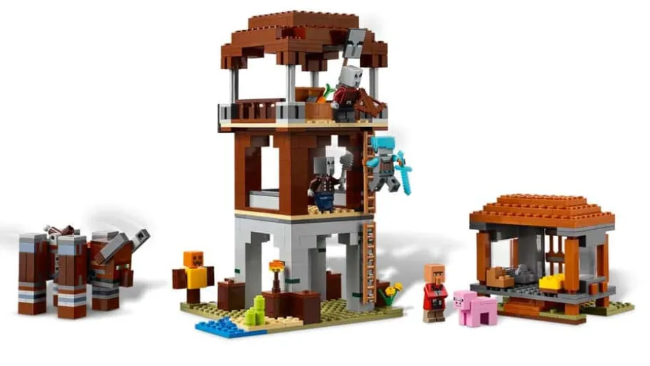 LEGO® Minecraft® Røvernes utpost og olmt beist 21278
