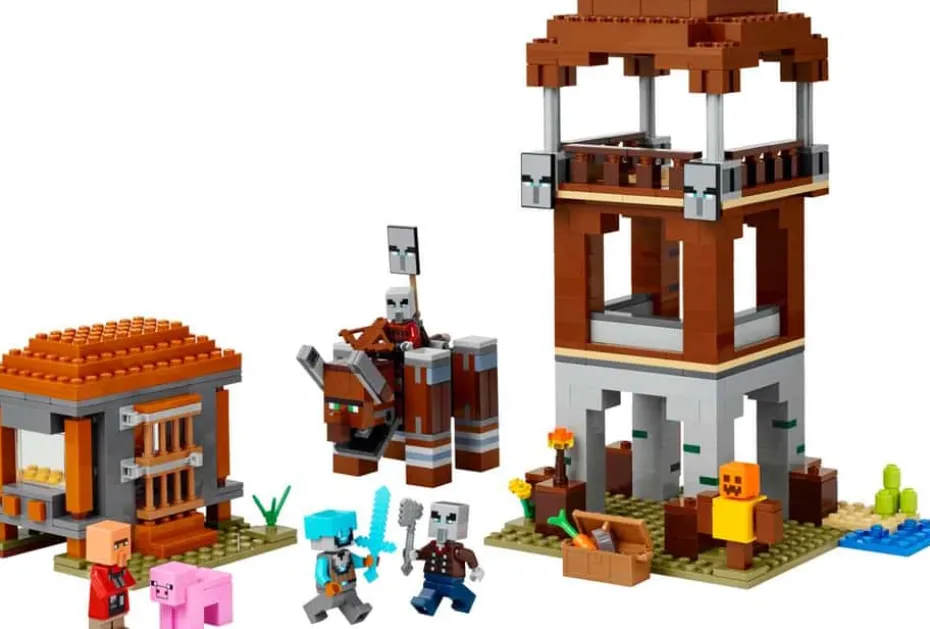 LEGO® Minecraft® Røvernes utpost og olmt beist 21278