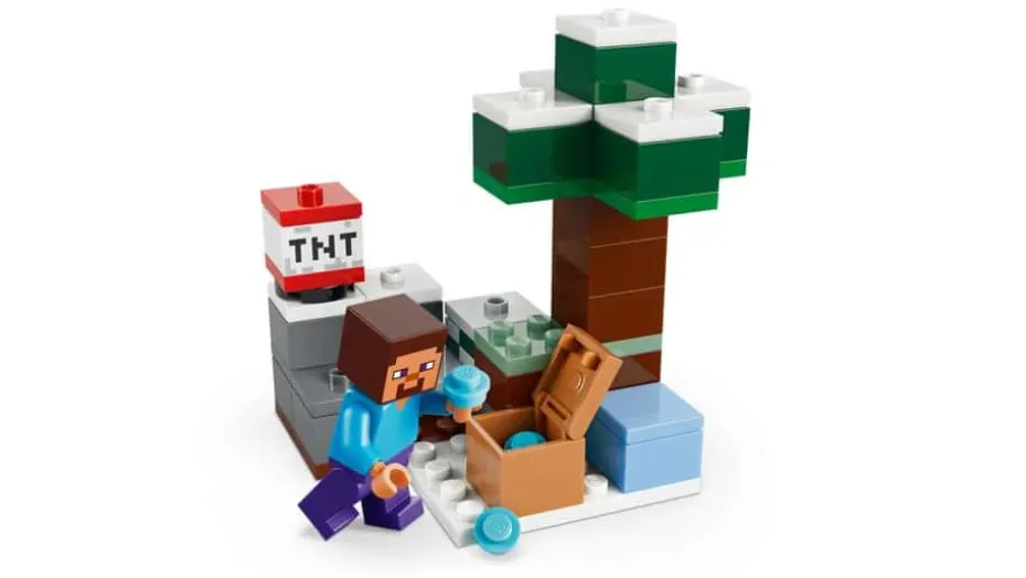 LEGO® Minecraft® Steves eventyr på taigaen 21583
