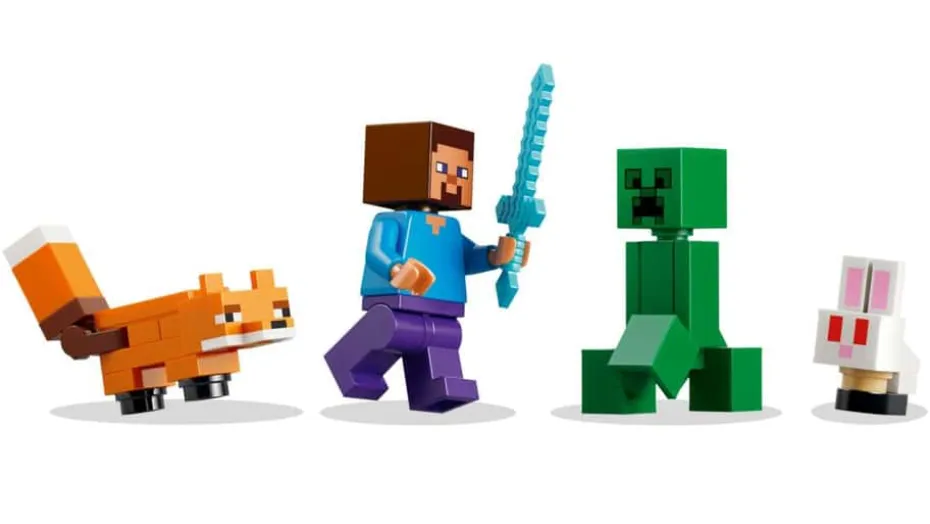 LEGO® Minecraft® Steves eventyr på taigaen 21583