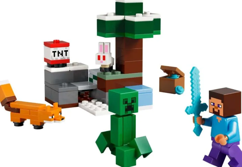 LEGO® Minecraft® Steves eventyr på taigaen 21583