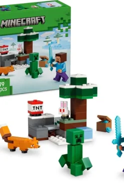 LEGO® Minecraft® Steves eventyr på taigaen 21583