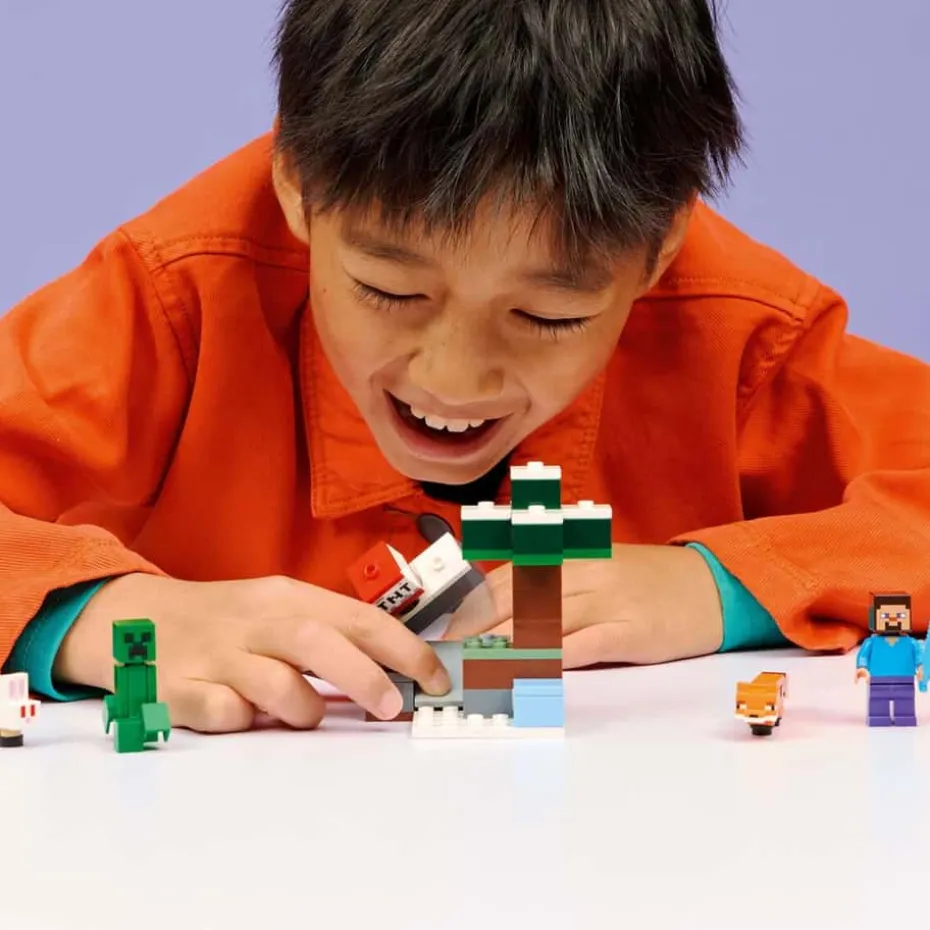 LEGO® Minecraft® Steves eventyr på taigaen 21583